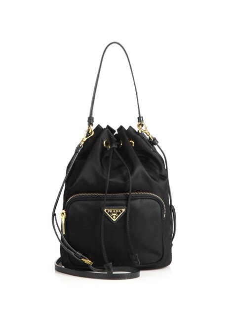 prada mini bucket bag